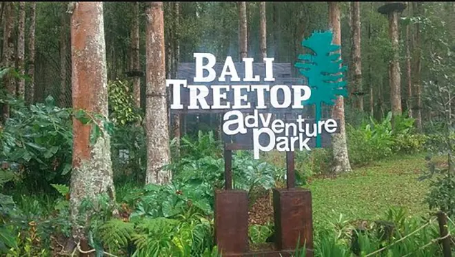 Taman Wisata Bali Treetop bedugul bali
